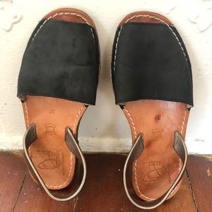 Zero Maria Cornejo Sandals Leather Black 37 / 6.5